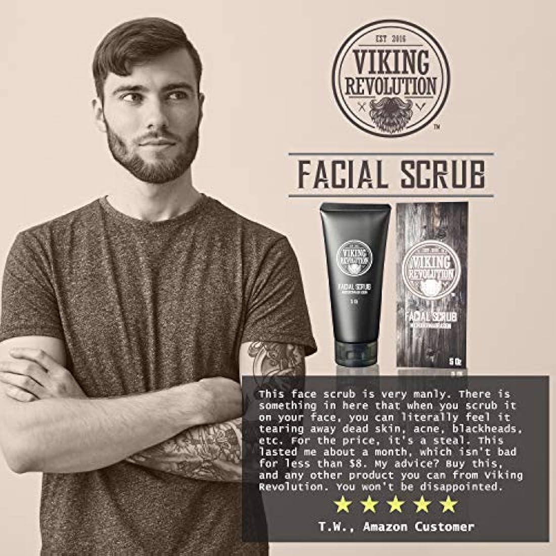 Limpiador facial de microdermoabrasión para hombres