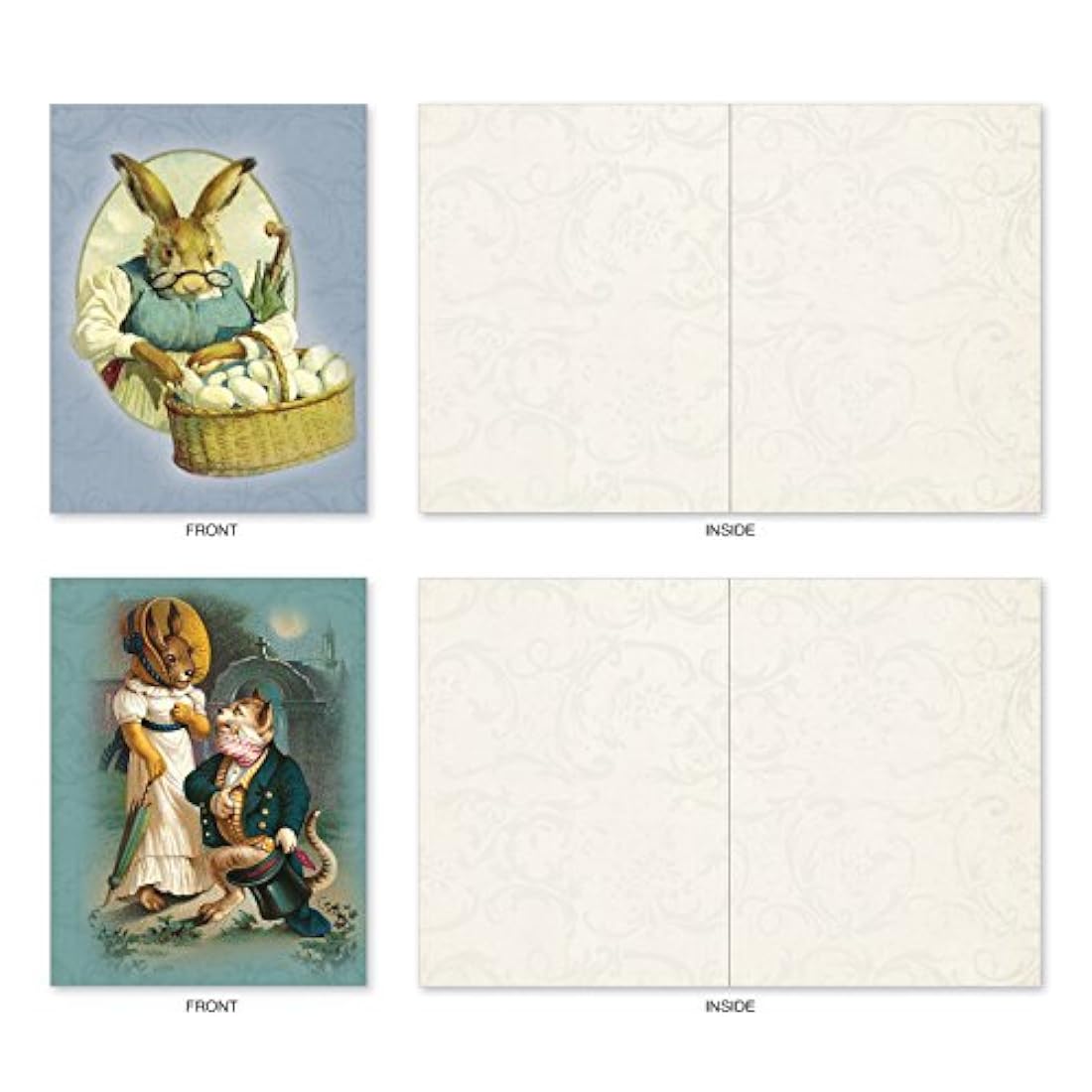 M2345OCB - Tarjetas de felicitación con sobres (3.9 x 5.1 in