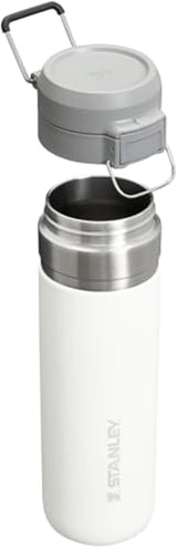 Botella de agua con tapa a botón, aislada y a prueba de fugas