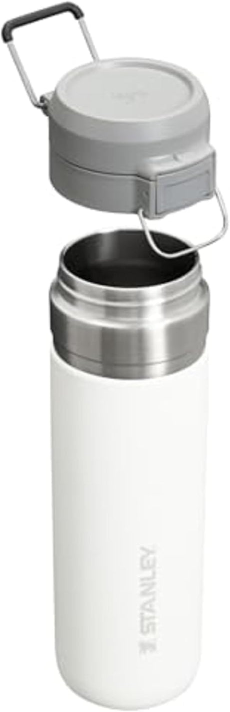 Botella de agua con tapa a botón, aislada y a prueba de fugas