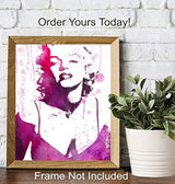 Marilyn Monroe Watercolour Wall Art Print
