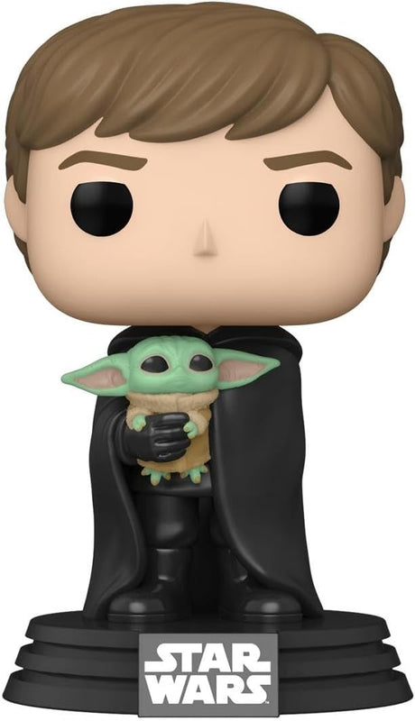 Funko Pop! Star Wars: Luke Skywalker con Grogu - The Mandalorian