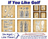Impresión del arte Bolsa de palo de golf