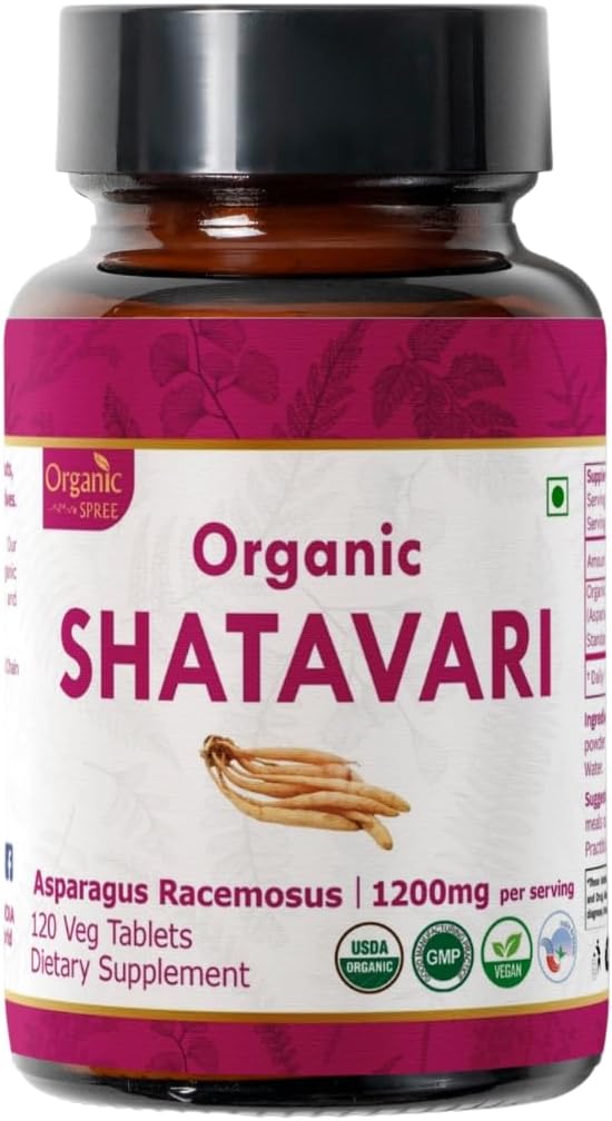 Shatavari 120 Tablets | Organic & Natural | Support Women’s & Immunity