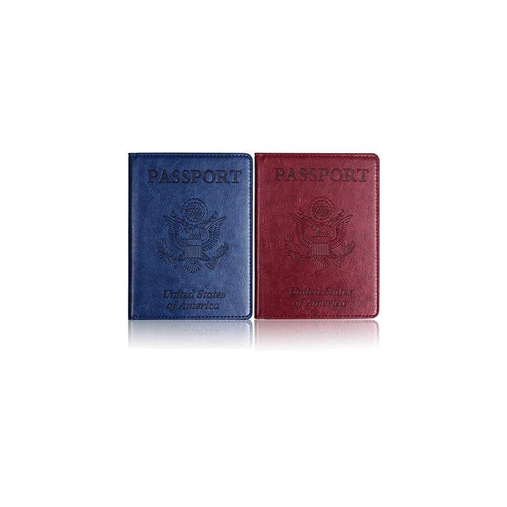 Porta Documentos y Tarjetas para pasaporte y tarjetas azul