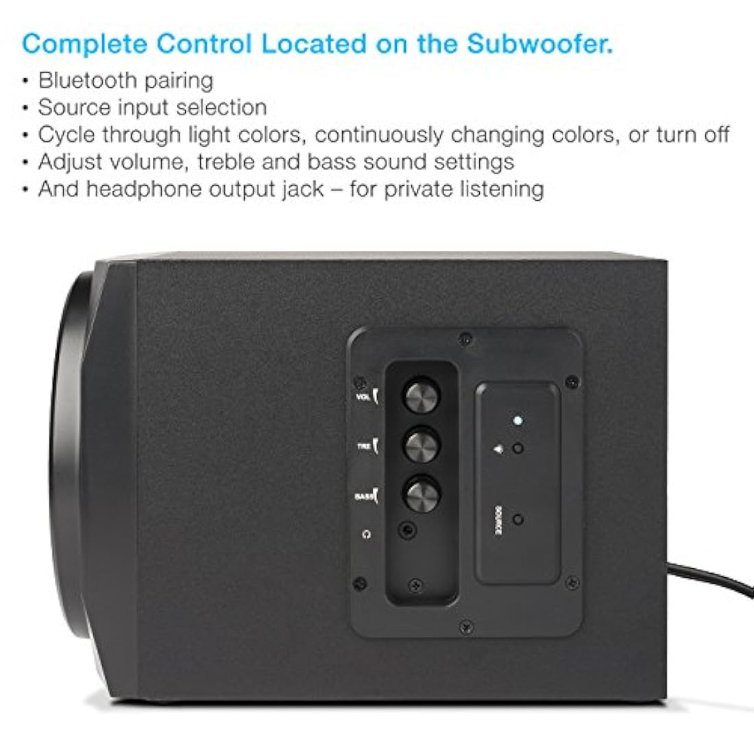 Altavoces Bluetooth con luces LED