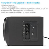 Altavoces Bluetooth con luces LED