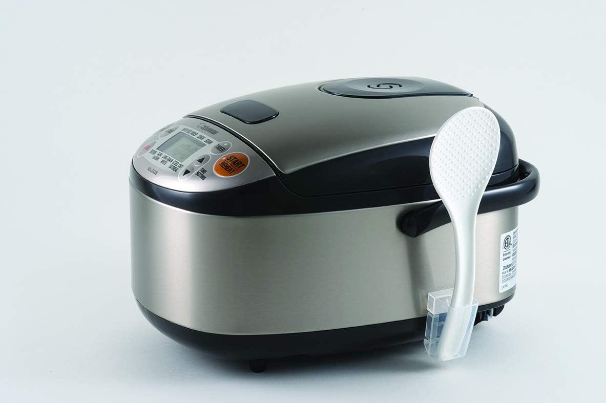 Olla arrocera Zojirushi 3 tazas, modelo NS-LGC05XB y hervidor 2.2L