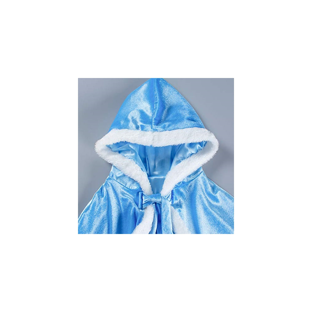 Disfraces de princesa con capucha y capa talla 2 a 3T