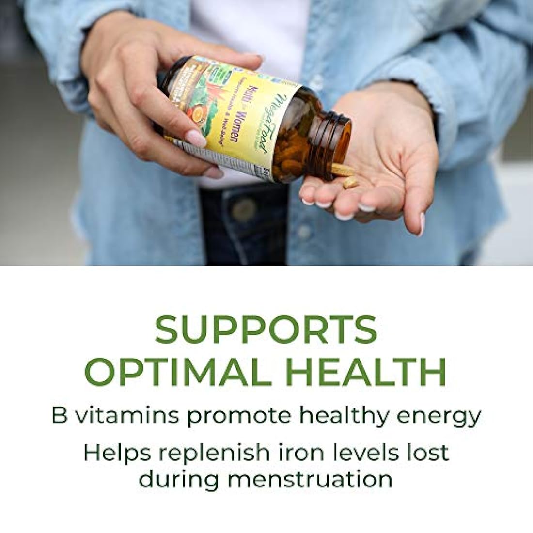 MegaFood, Multi para mujeres, apoya la salud y el bienestar óptimos, multivitamina y suplemento dietético mineral, sin gluten, vegetariano, 60 comprimidos (30 porciones)