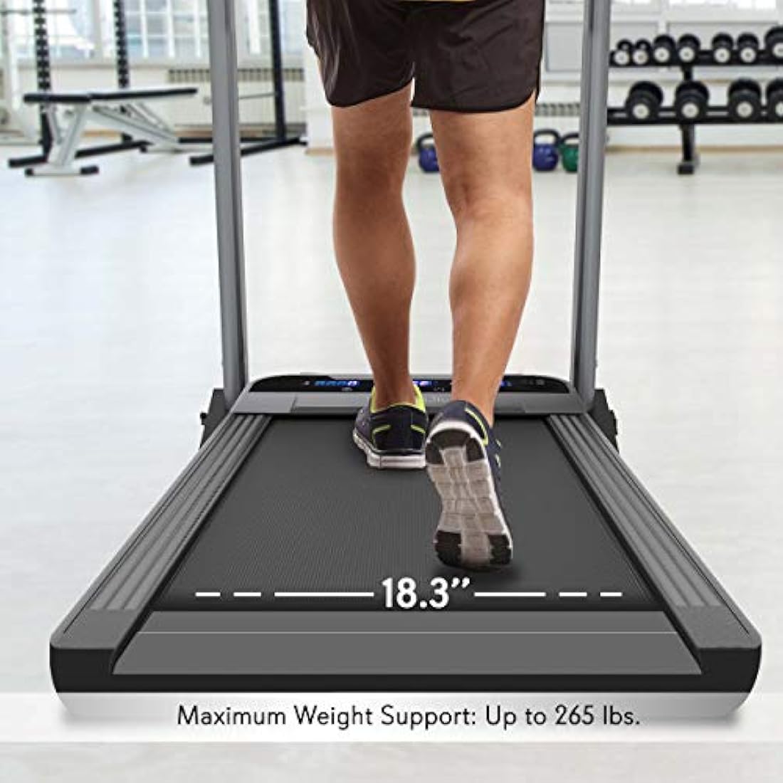 Caminadora digital plegable de ejercicio SereneLife SLFTRD60