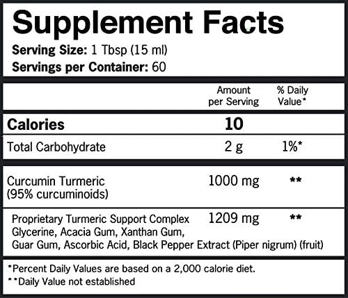 Suplementos Alimenticios Curcumina líquida apoyo articular