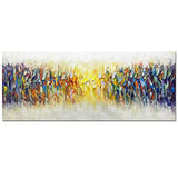 pintado a mano sobre lienzo, arte contemporáneo