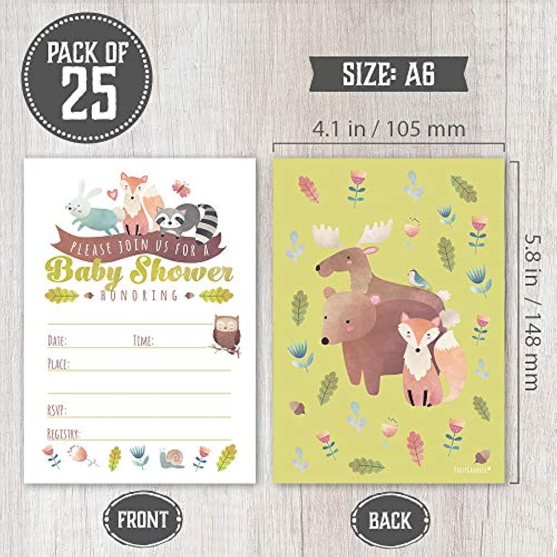 invitaciones para la ducha del bebé y boletos de rifa