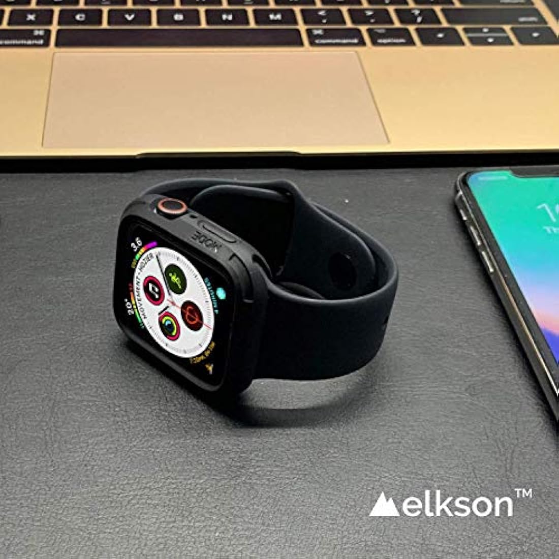 Carcasa para Apple Watch 4, color negro, Negro