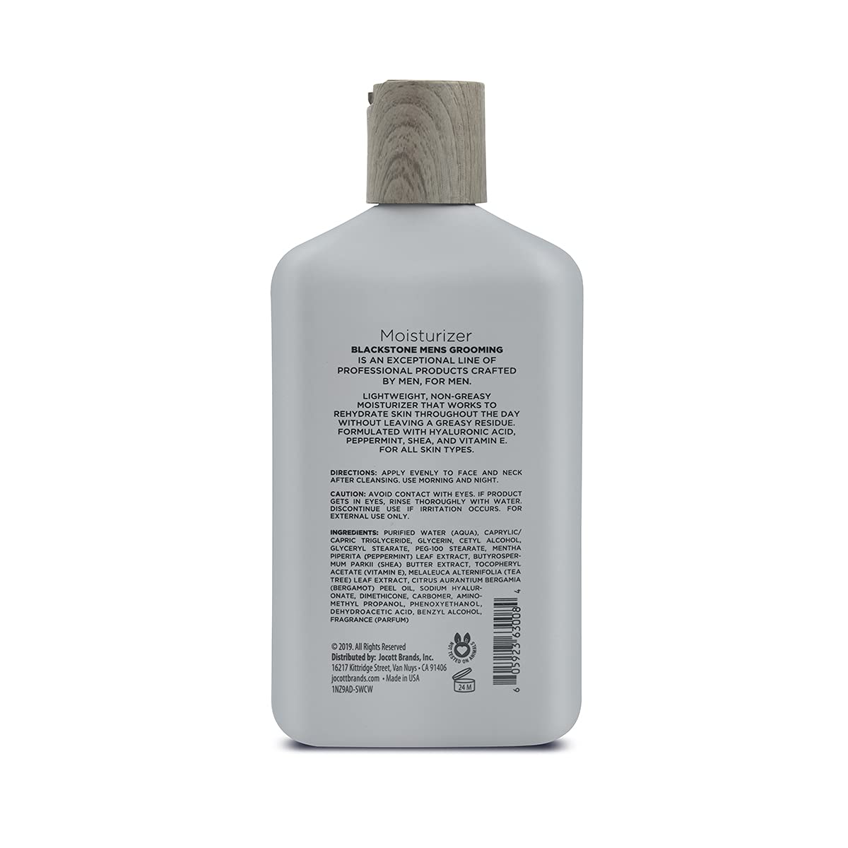 Hidratante facial con vitamina E, menta y ácido hialurónico