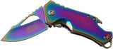 Navaja plegable con apertura asistida por resorte - MTECH USA