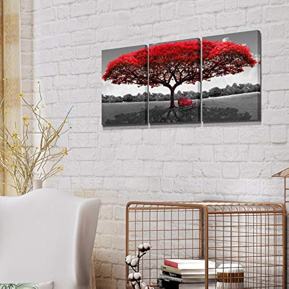 Lienzo decorativo para pared con diseño de agave azul