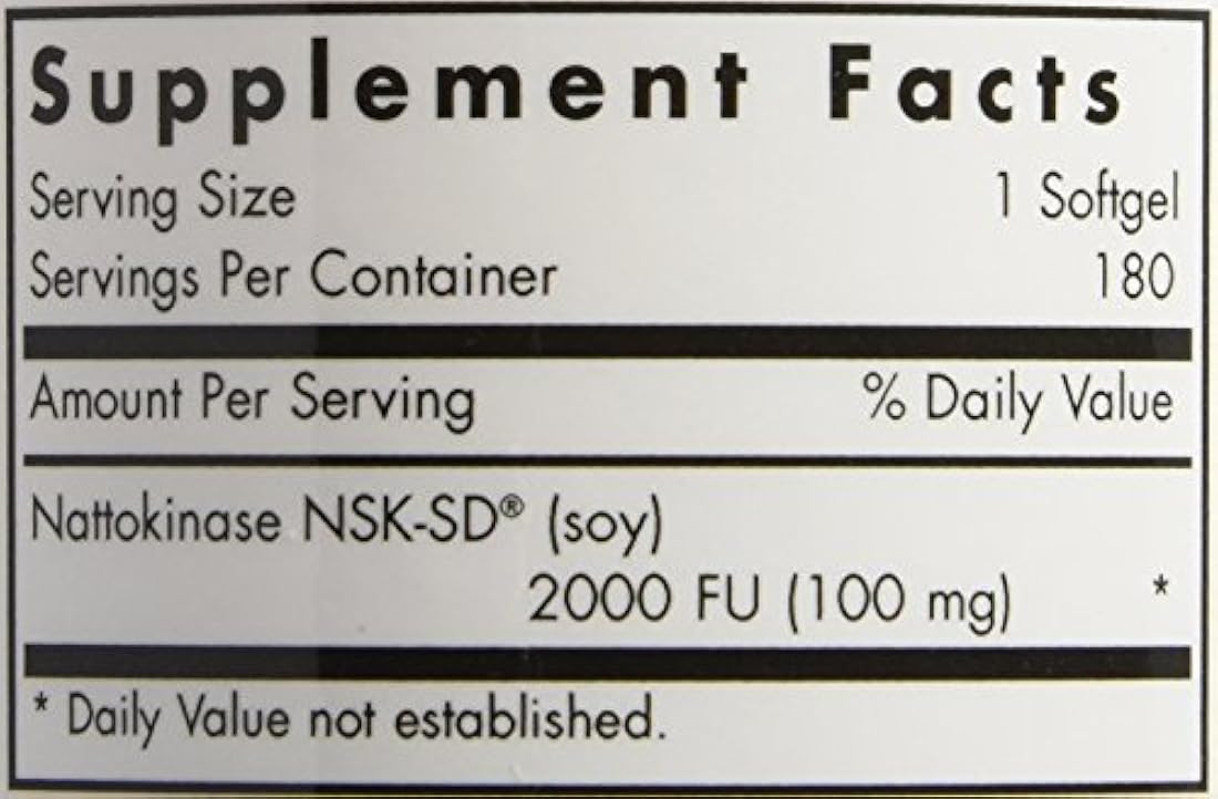 Grupo de investigación de alergias Nattokinase - 100 mg