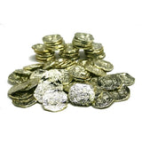 Juguete monedas piratas.