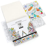 Arteza Libro para colorear para adultos, diseños