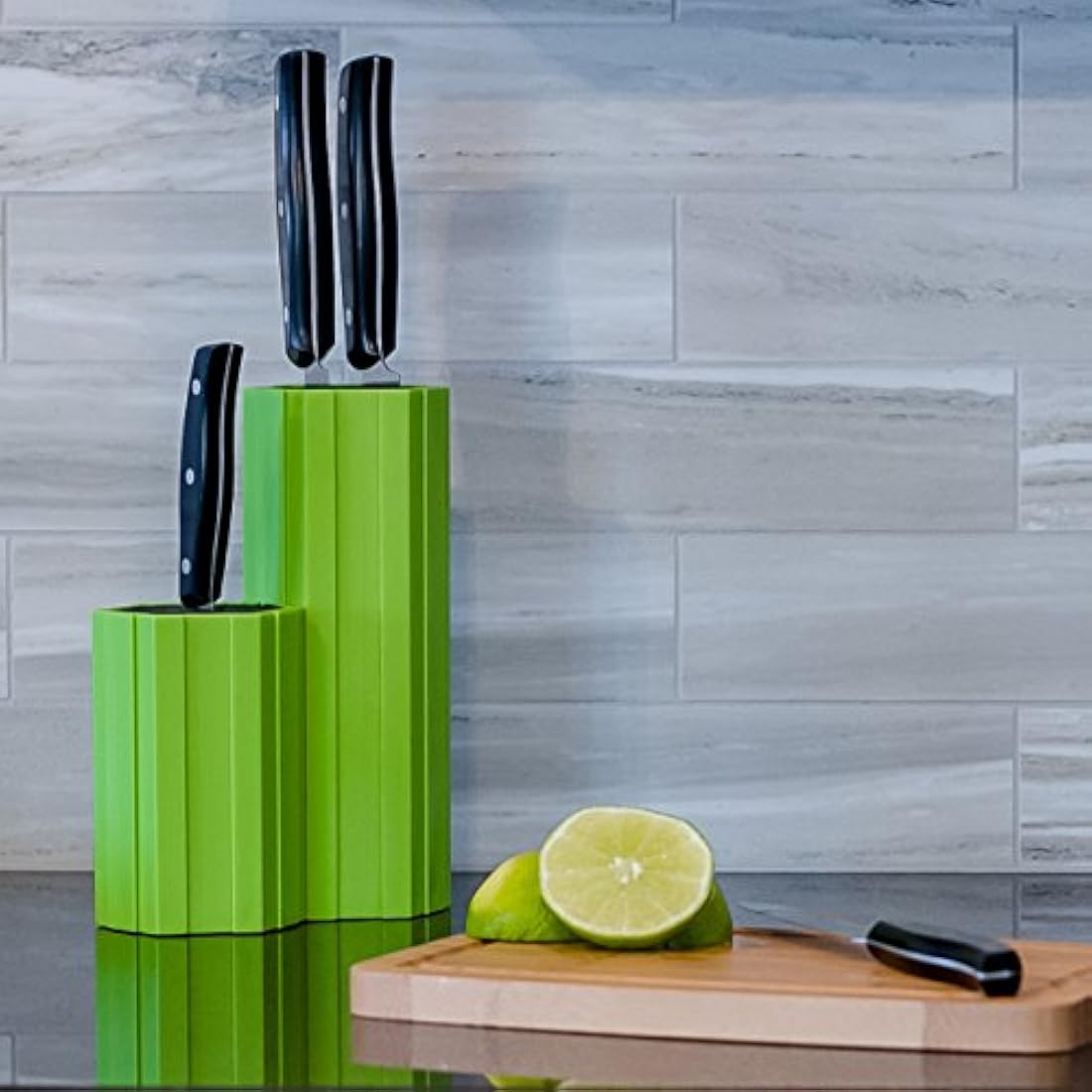 Kapoosh Soporte para cuchillos universal forma exagonal