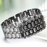 Reloj de pulsera para hombre Moda Novedad Lava Rojo Azul LED