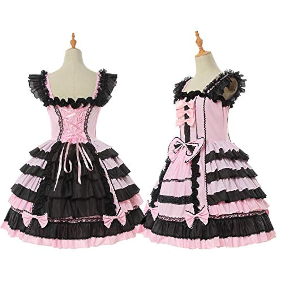 Nuoqi vestido Lolita princesa de encaje, faldas, disfraces