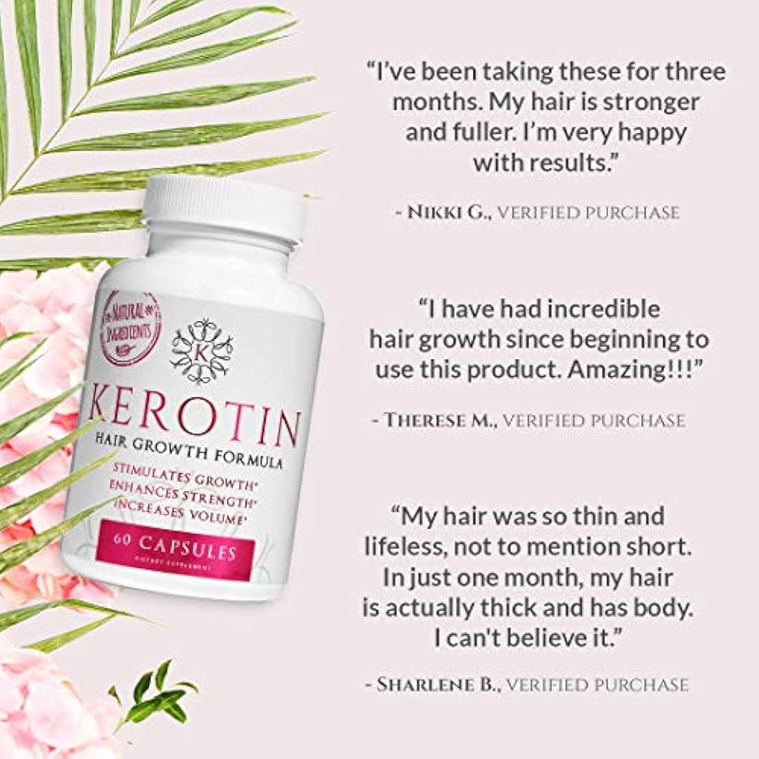 kerotin el crecimiento del cabello más Vitaminas