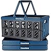 Cestas Plegables CleverMade Eco 24L y 30L Utilitarias 3-Pack