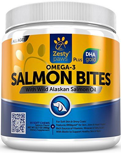 Aceite de pescado de salmón Omega 3 para perros