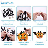 XJF calabaza de Halloween Kit de decoración pegatinas