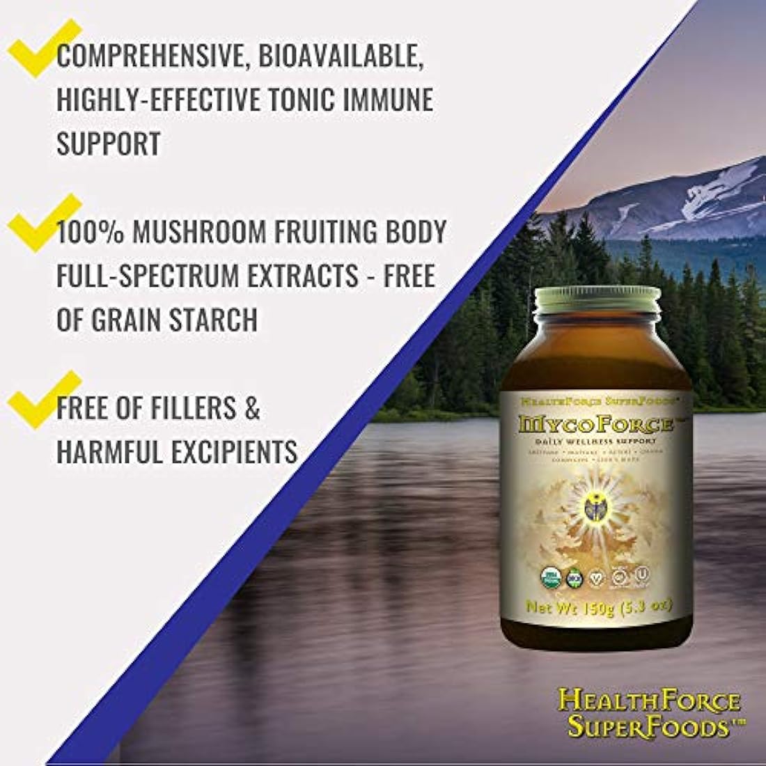 Healthforce mycoinmune Fórmula en polvo 150 Gramo 1, 1