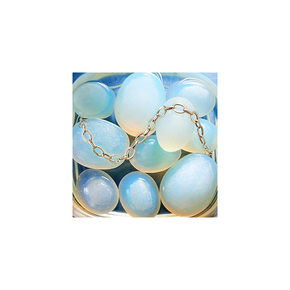 Pulseras de eslabones ovalados de oro amarillo de 14