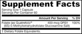 Jarrow Formulas folato de metilo 5 MTHF