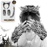 Disfraces Disfraz de orejas de lobo con diadema