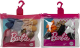 Paquete de accesorios para zapatos Barbie & Ken – 9 pares, compatible con muñecas, edad 3+