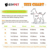 LESYPET Abrigo de invierno cálido para perro  acolchado