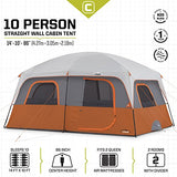 Carpa de cabina de pared recta para 10 personas