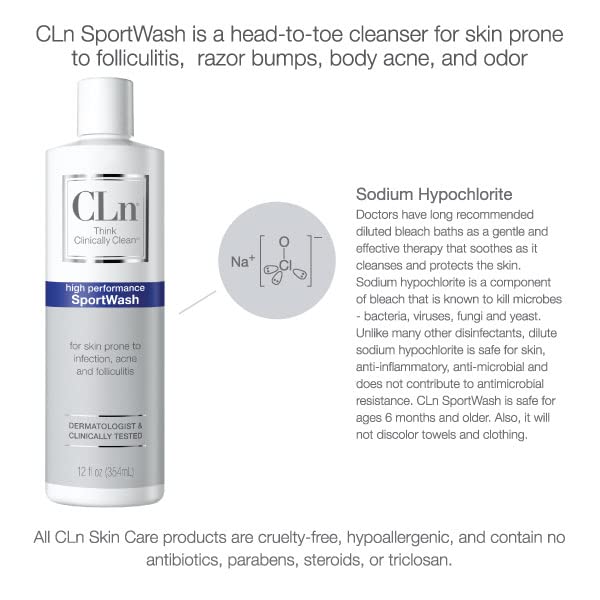 Gel de baño deportivo de alto rendimiento CLn