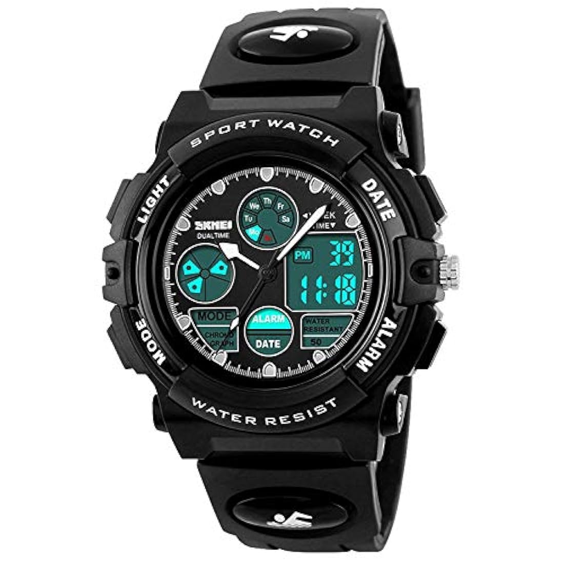 Kid Watch 50M Sport Sport LED Alarm Stopwatch Digital