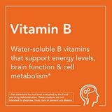 Suplementos NOW, Vitamina B-50 mg, Producción Energética*, Salud del Sistema Nervioso*, 250 comprimidos