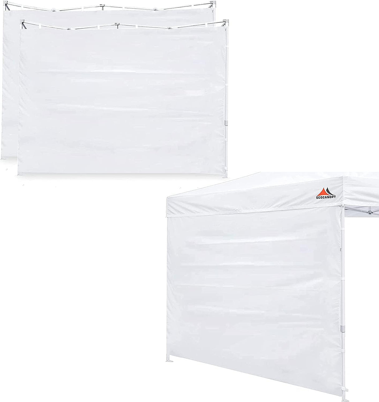 Toldos Laterales SCOCANOPY para Carpa 10x10, Paquete de 3