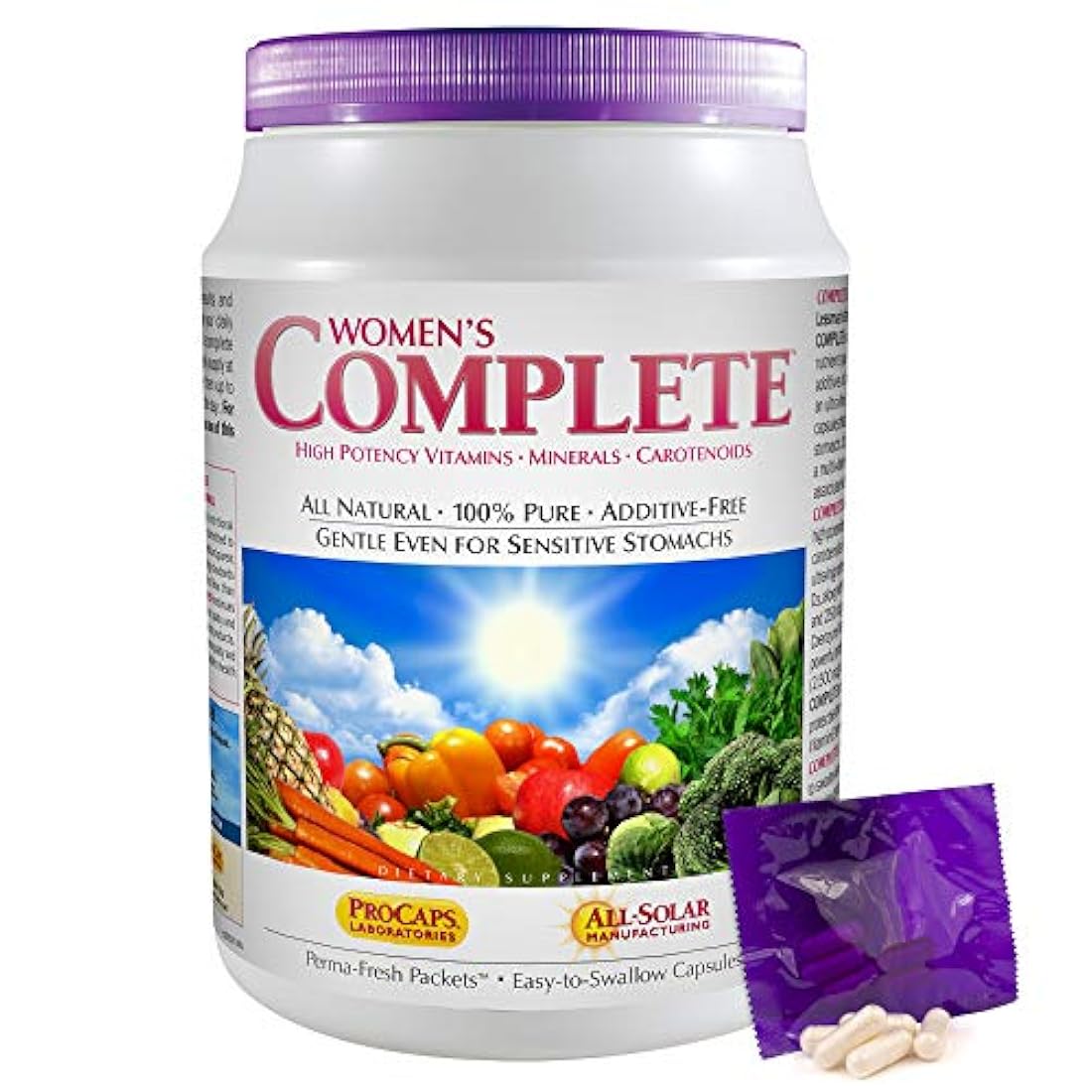 Andrew Lessman Multivitamin – Paquete completo para mujer 120 – Alta potencia de más de 30 nutrientes, vitaminas esenciales, minerales y carotenoides. Pequeño fácil de tragar. Sin aglutinantes, sin rellenos, sin aditivos.