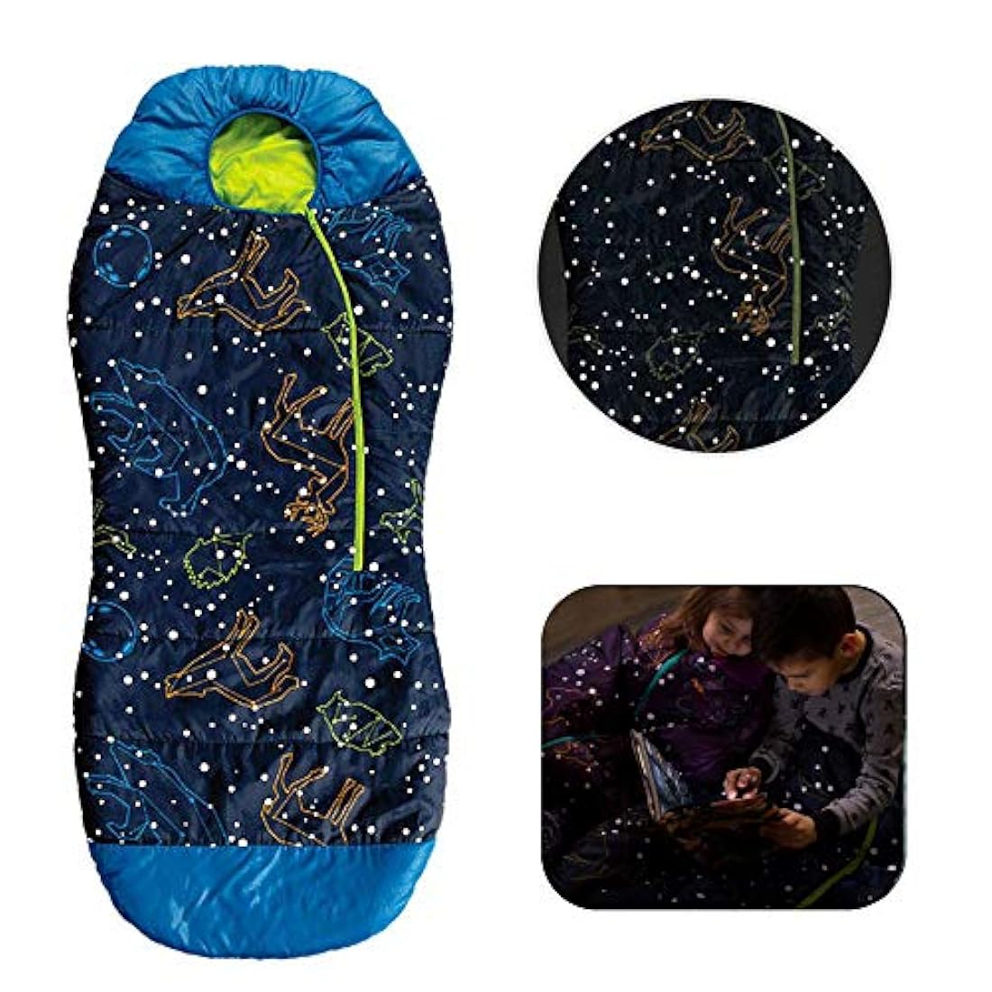 bolsa de dormir para niños y jóvenes