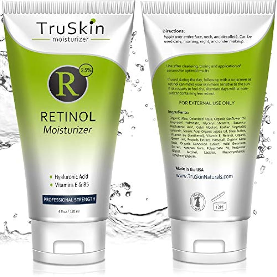RETINOL Crema HIDRATANTE para rostro y ojos