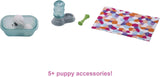 Mini set Barbie con 2 cachorros, casa y accesorios para mascotas
