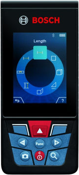 Medidor láser conectado Bluetooth de 400 pies GLM400C Blaze Outdoor con cámara y pilas AA