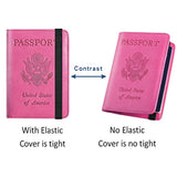 Portadocumentos de viaje estilo Funda de piel con bloqueo