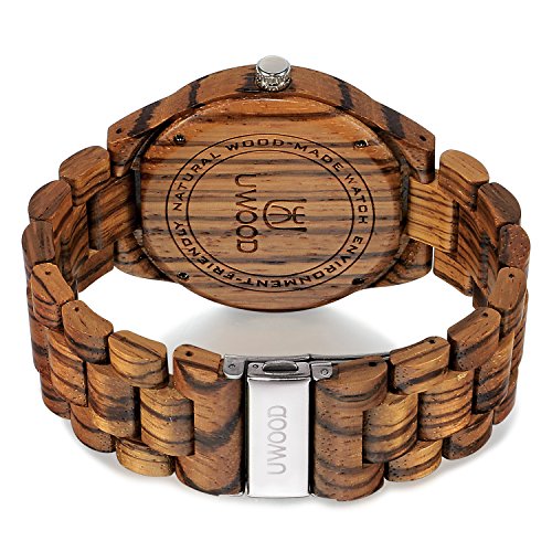 Relojes de cuarzo para hombre  de madera natural